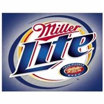 Placa Decorativa Miller Lite Logo