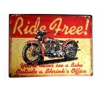 Placa Decorativa Moto Harley Davidson Vintage Pl258 40x30cm