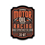 Placa Decorativa - Motor Oil - Vintro Decor - 34x49cm