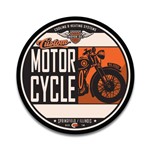 Placa Decorativa - Motorcycle- Vintro Decor - 47x47cm