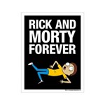 Placa Decorativa - Rick And Morty Forever! - Legião Nerd