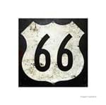 Placa Decorativa Route 66 I 20x20cm Infinity