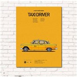 Placa Decorativa Taxi Driver em MDF 40x30cm
