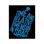 Placa Decorativa - Time And Space - Legião Nerd