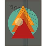Placa Decorativa Triângulos - 40 X 50 Cm - 40500009