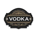 Placa Decorativa - Vodka - Vintro Decor - 47x32cm