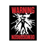 Placa Decorativa - Warning Demogorgon - Legião Nerd