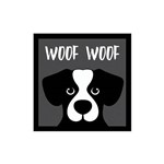 Placa Decorativa - Woof Woof (v2) - Legião Nerd