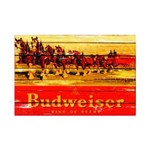 Placa em Mdf - Budweiser Horses - 28x21cm