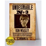 Placa Harry Potter Ron Weasley - T1002