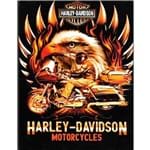 Placa Mdf Harley Davidson