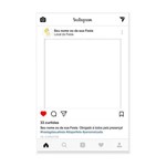 Placa Moldura Personalizada Instagram