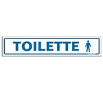 Placa Sinalizadora em Poliestireno Toilette Masculino - Sinalize