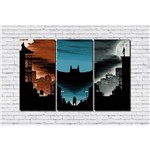 Placas Decorativas Super Herói Batman 3 Peças