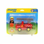 Playmobil 1, 2, 3 Carro de Bombeiro - Sunny 6716