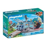 Playmobil 9433 - The Explorers - Aerobarco Inimigo com Raptors