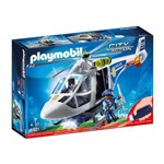 Playmobil Helicóptero da Polícia com Luzes Led Sunny 6921