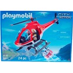 Playmobil Helicóptero de Combate e Incêndio - Sunny Brinquedos