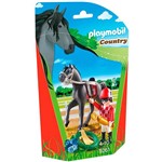 Playmobil - Soft Bags Cavalos - Cavalo Preto - 9261 - Sunny