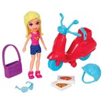 Playset e Mini Boneca Polly Pocket - Scooter e Pizza - Polly - Mattel