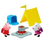 Playset e Mini Figuras - Peppa Pig - Acampamento da Suzy - Dtc