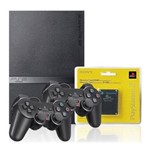 PlayStation 2 Slim com 2 Controle + Memory Card 8 Mb - Sony