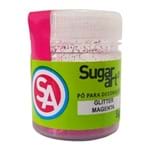 Pó para Decoração Glitter Magenta Comestível 5g - Sugar Art