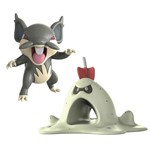 Pokémon - Battle Figure Pack Alolanrattata e Sandygast - DTC