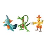 Pokémon Pack 3 Mini Figuras - Combusken, Marshtomp e Grovyle - Tomy Pokemon Pack 3 Mini Figuras - Combusken, Marshtomp And Grovyle - Tommy