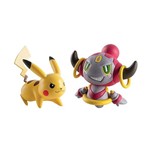 Pokémon Pack 2 Mini Figuras - Pikachu Vs Hoopa Confined - Tomy