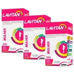 Polivitamínico Lavitan Mulher - 3 Un de 60 Comprimidos - Cimed