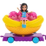Polly Pocket Carrinhos de Carnaval Banana Split - Mattel