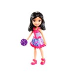 Polly Pocket Crissy Vestido Lilás e Vermelho - Mattel