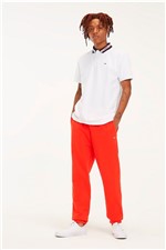 Polo Tommy Hilfiger Tipped Collar Off-White Tam. P