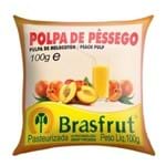 Polpa de Fruta Sabor Pessego Brasfrut 100g