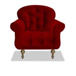 Poltrona Cadeira Dani para Recepção Sala Escritório Quarto Suede Rosa Pink - AM DECOR