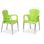 Poltrona / Cadeira Varanda Churrasco Decorativa Verde
