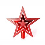 Ponteira Plástica Estrela 15cm - Diversas Cores
