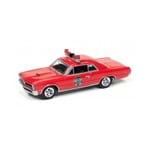 Pontiac: GTO (1965) Blake Rainey's "Police" - Classic Gold - 2017 Series - Vermelho - 1:64 - Johnny Lightning