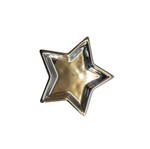 Porta Anéis Prato Shiny Star 9,8 Cm Prata