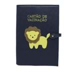 Porta Cartão de Vacina Little Lion Marinho Liso