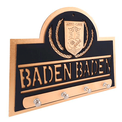 Porta Chaves MDF Baden Baden