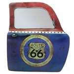 Porta de Carro Decorativa Route 66 com Relógio