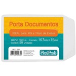 Porta Documento P/rg/cpf C/aba 7,5x10cm. Romitec/plastpark Pct.c/50