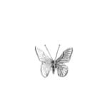 Porta Guardanapo Prata Butterfly