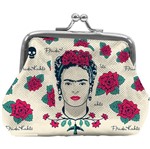 Porta Moedas Branco em PU Frida Kahlo Urban