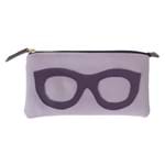 Porta Óculos Lunettes Lilás Liso com Purple Liso