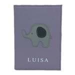 Porta Passaporte Little Elephant Lilás Liso