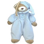 Porta Pijama Urso Nino Azul - Zip Toys
