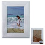 Porta Retrato 10x15 com Moldura de Plastico Branco Liso